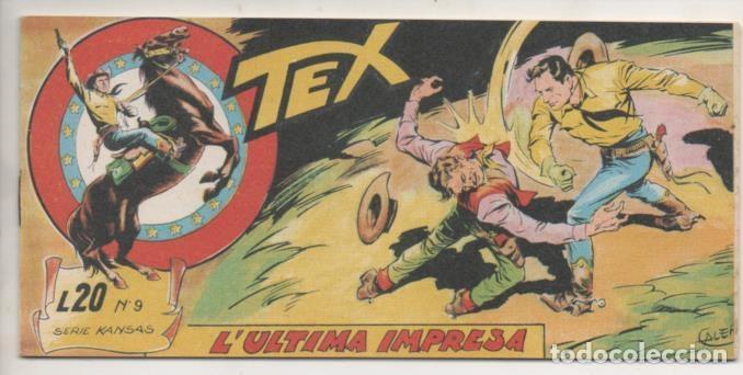 C&oacute;mics: Comic E00009: Tex L20 n&ordm; 9 Serie Kansas LUltima Impresa - Bonelli - Foto 1