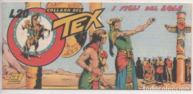 Fumetti: Comic E00059: Collana del Tex L20 n&ordm; 5 Serie Azzurra. I Figli del Sole - Bonelli