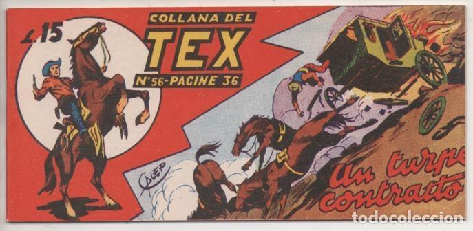 C&oacute;mics: Comic E00217: Collana del Tex L15 n&ordm; 56. Un Turpe Contratto - Bonelli