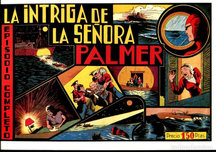 Comics: Facsimil: El Hombre Enmascarado (The Phantom) numero 15: La intriga de la se&ntilde;ora Palmer (trasera cro