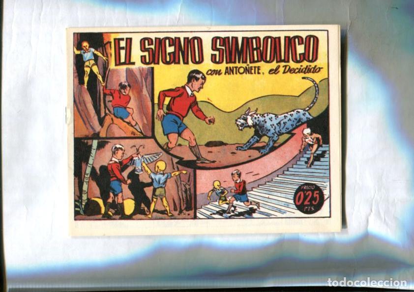 Comics : Facsimil: Anto&ntilde;ete el decidido (Torrent): El signo simbolico -