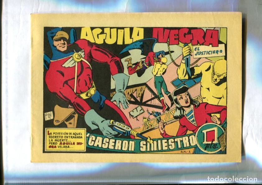 C&oacute;mics: Facsimil numeros 1: Aguila Negra el justiciero - Varios - Foto 1