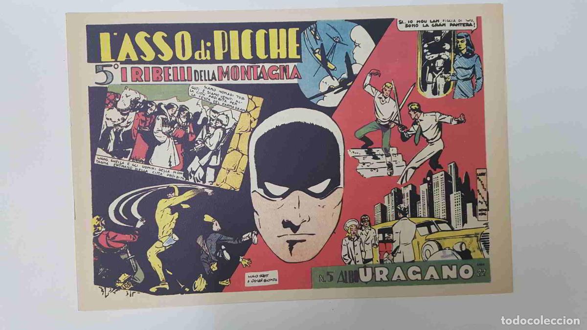 Comics: comic: Lasso di Picche num 05 - Iribelli della Montagna - Albo Uragano. Hugo Pratt e Oscar Bionda -