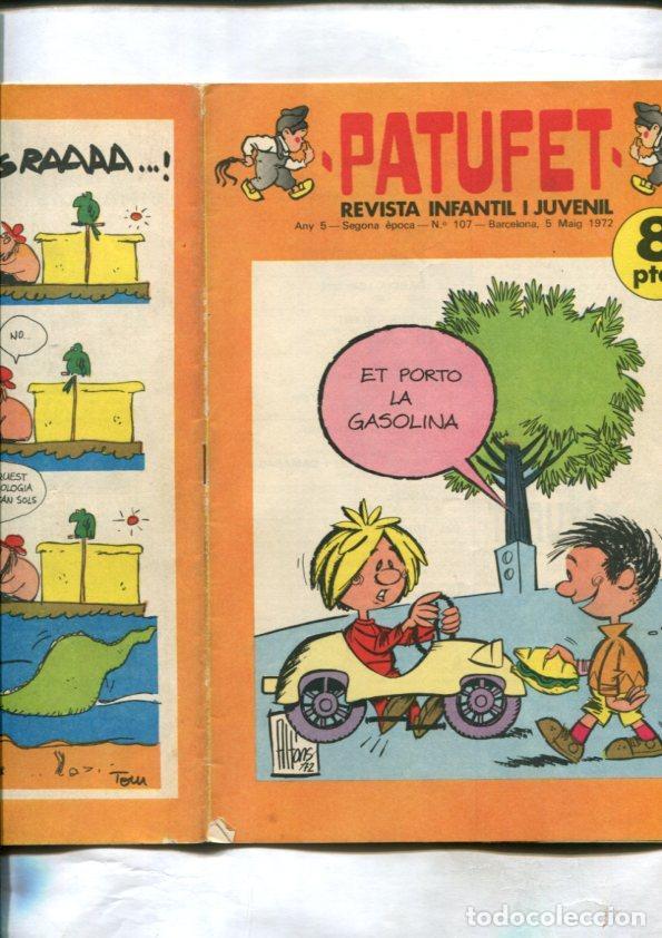 Fumetti: Patufet 2&ordf; epoca n&ordm; 107: Lluis M.Millet, director de l'orfeo catala, El rei de la cerdanya,