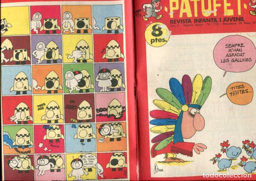C&oacute;mics: Patufet segona epoca numero 110: (leve deterioro en cubierta segun imagen)M.Carme Solera, Subirats: