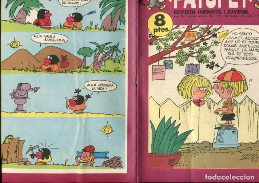C&oacute;mics: Patufet segona epoca n&ordm; 118: El periodista Oriol Domingo, Solitud de Peguera en camins del romanic