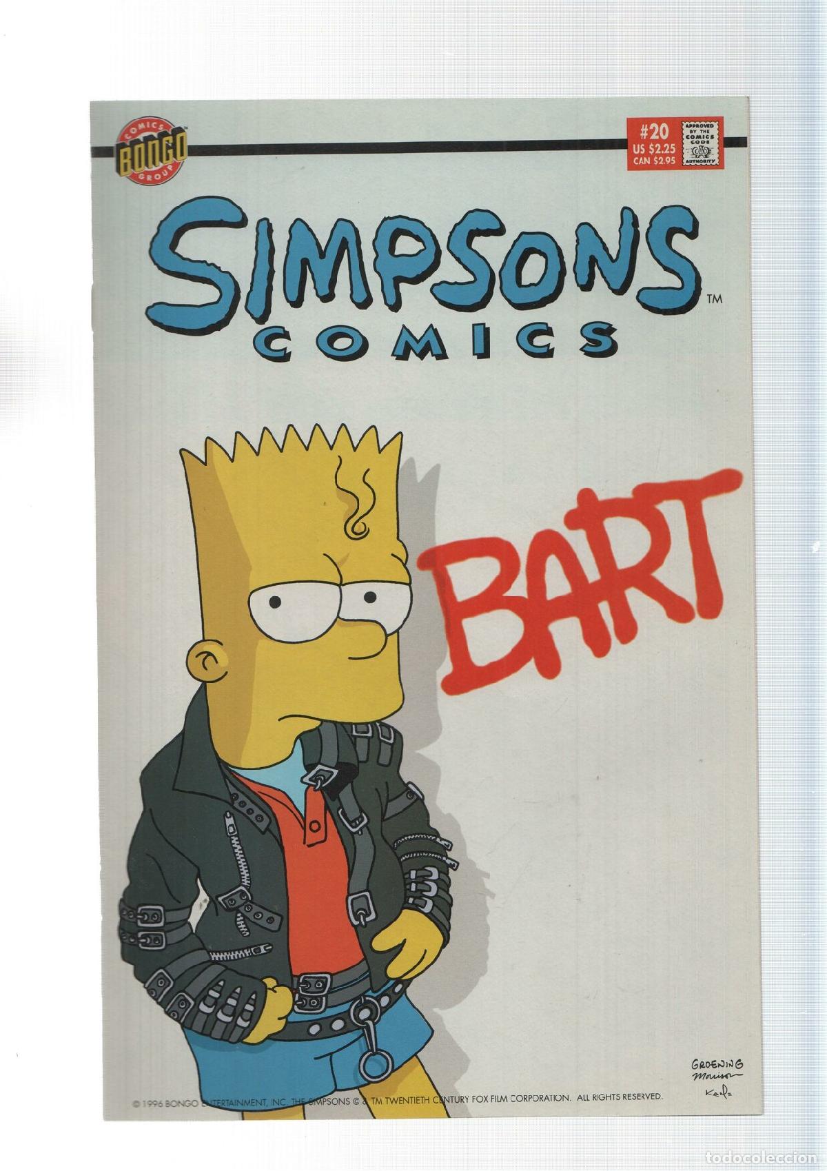C&oacute;mics: Bongo: The Artist Formerly Known As Bart - Simpsons Comics numero 20 - Foto 1