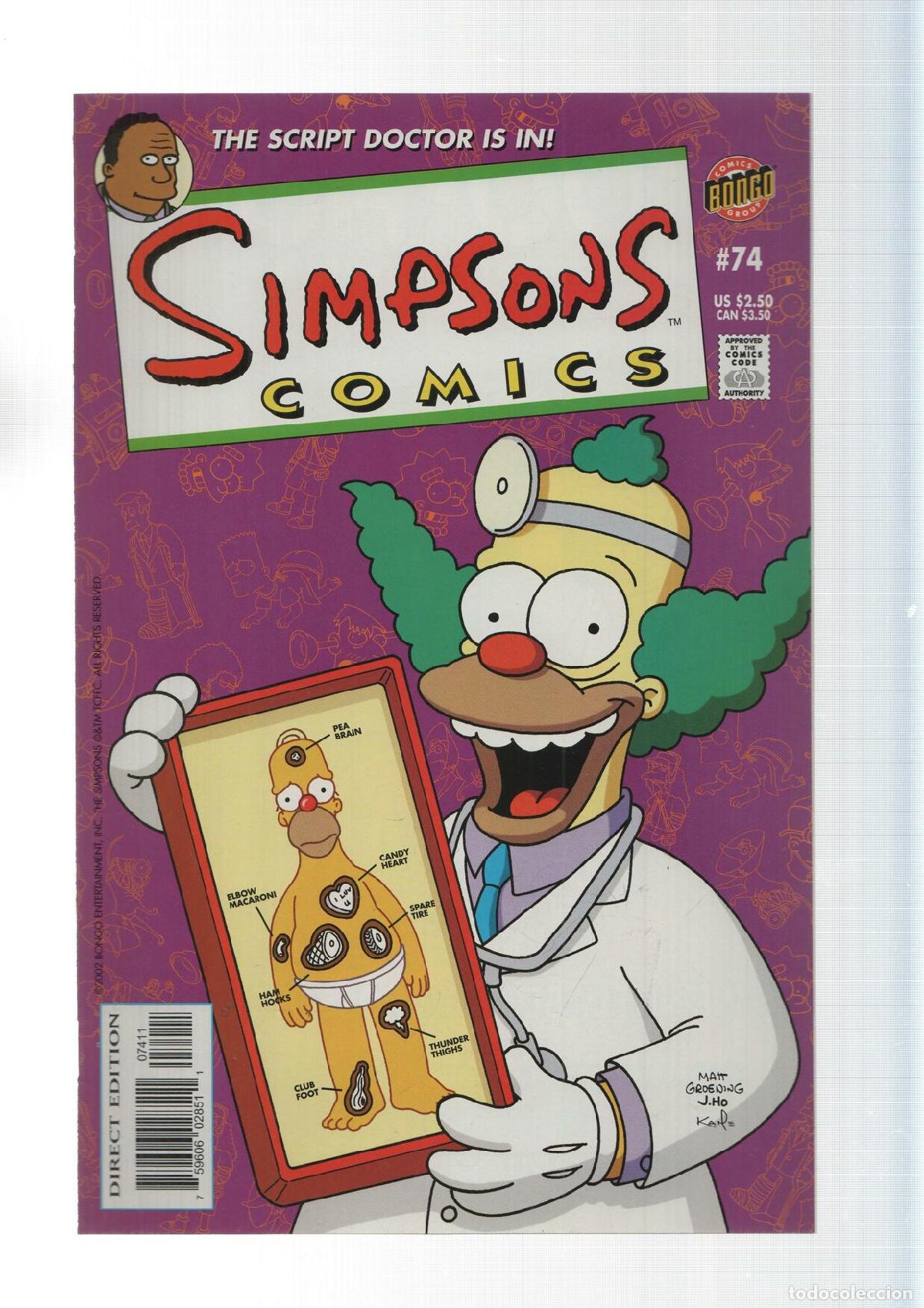 C&oacute;mics: Bongo: Laughter is the worst medicine - Simpsons Comics numero 74 - Foto 1