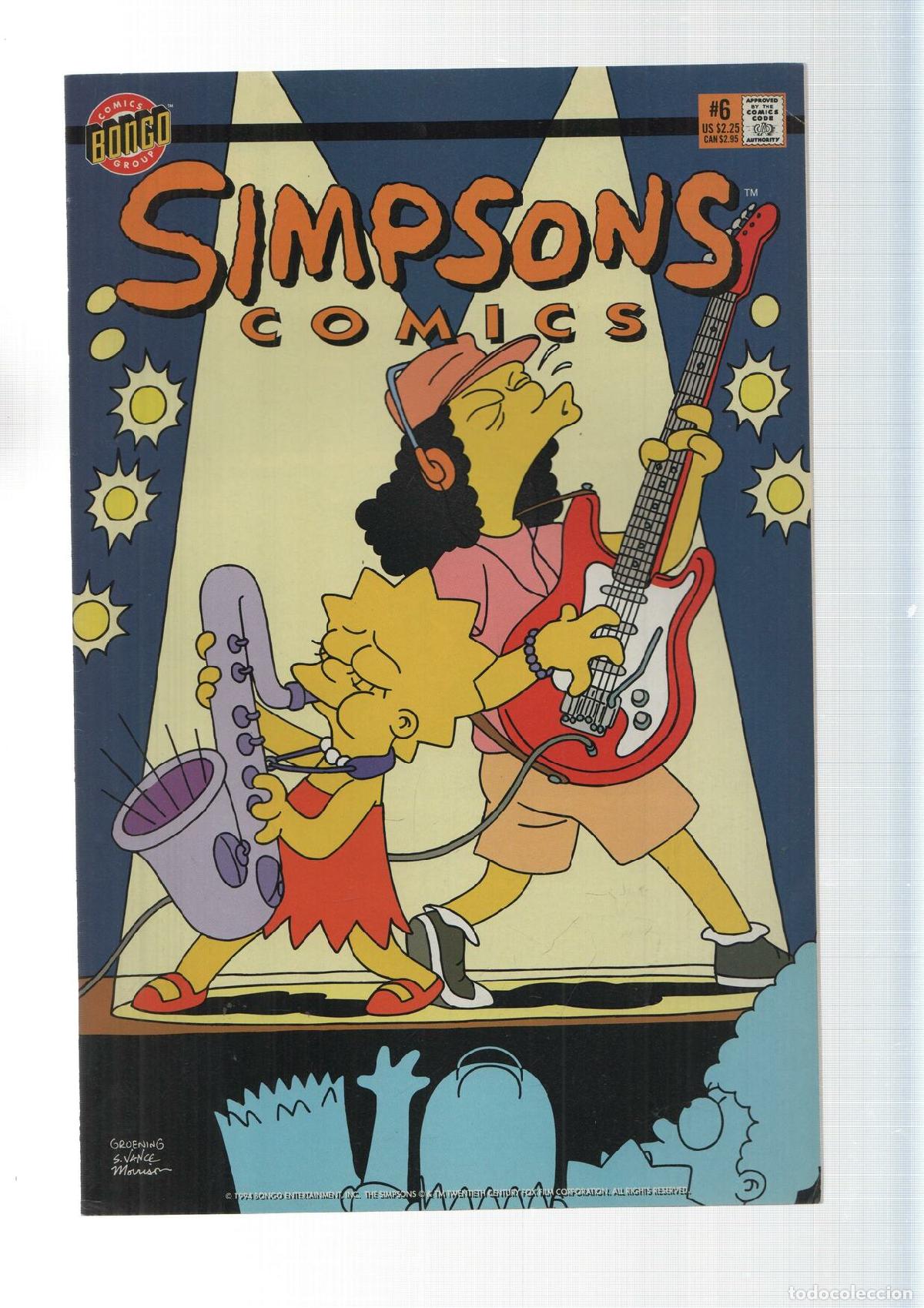 C&oacute;mics: Bongo: Be-bop-a-Lisa. Simpsons Comics numero 6 - Foto 1