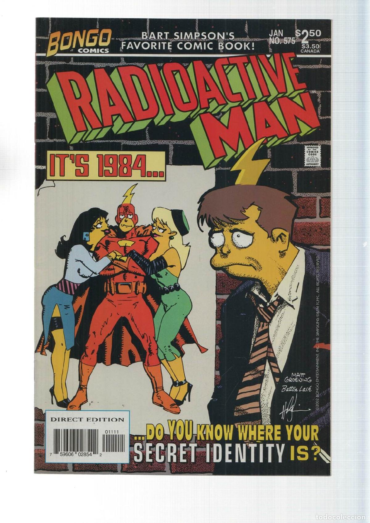 C&oacute;mics: Bongo: its 1984 - Radioactive Man numero 575 - Foto 1