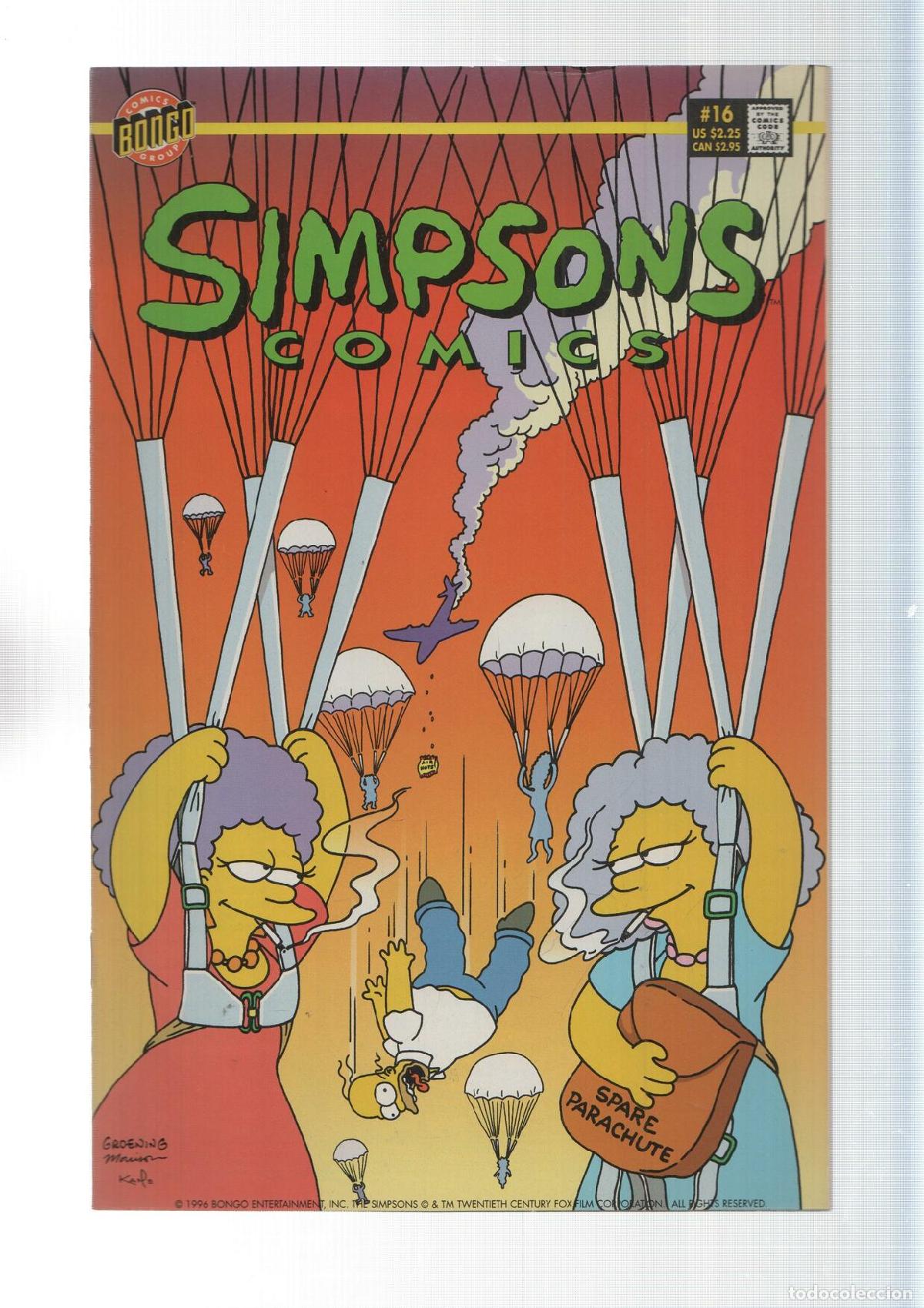 C&oacute;mics: Bongo: Waitresses in the sky - Simpsons Comics numero 16 - Foto 1