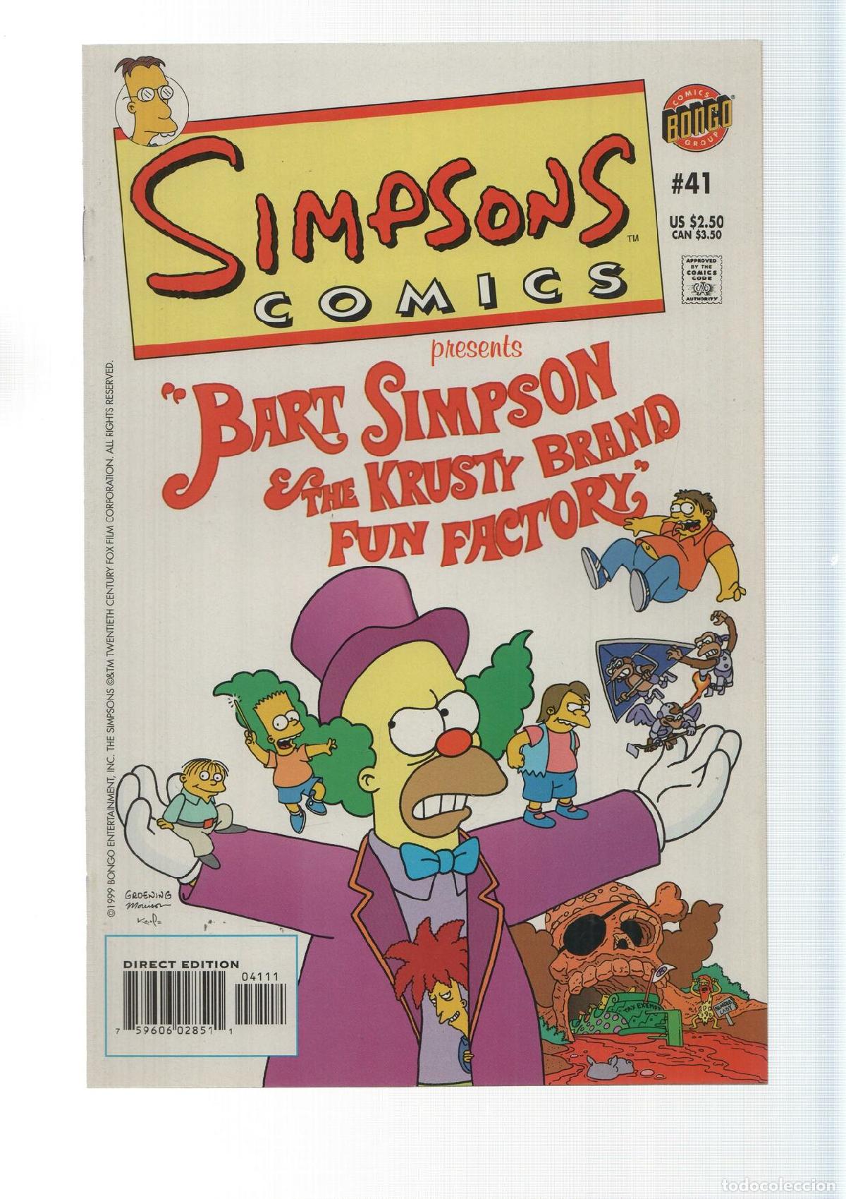 C&oacute;mics: Bongo: Choco-Pussy or Dip and Let Die - Simpsons comics numero 41 - Foto 1