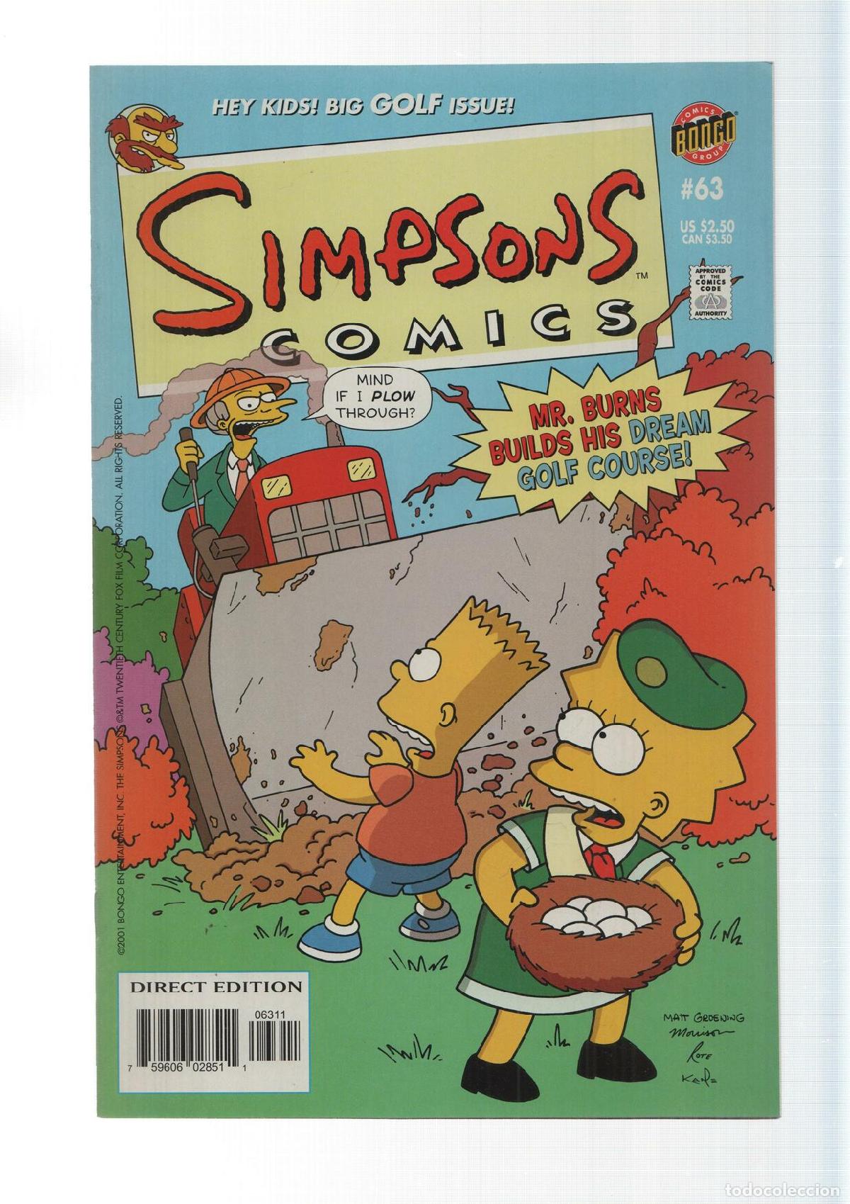 C&oacute;mics: Bongo: The Bogey Man - Simpsons comics numero 63 - Foto 1