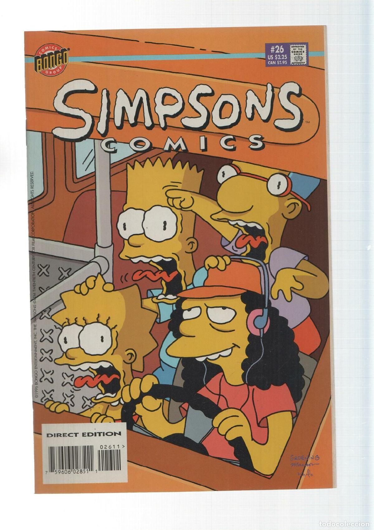 C&oacute;mics: Bongo: Get off the bus - Simpsons comics numero 26 - Foto 1