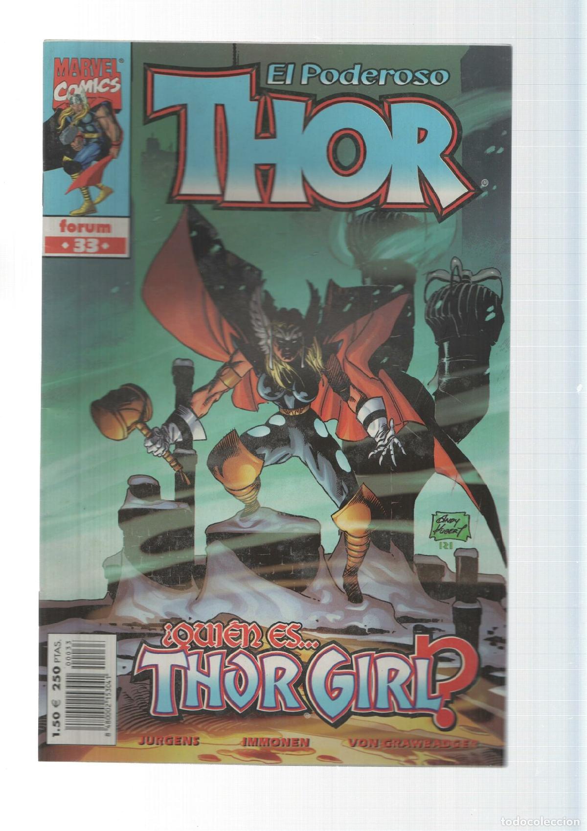 C&oacute;mics: Planeta-De Agostini: Thor girl - El Poderoso Thor vol. 4, numero 33. Marvel Comics - Foto 1
