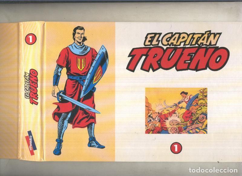 Comics: El Capitan Trueno facsimil El Periodico: tapa para encuadernar los 32 numeros editados - Ambros
