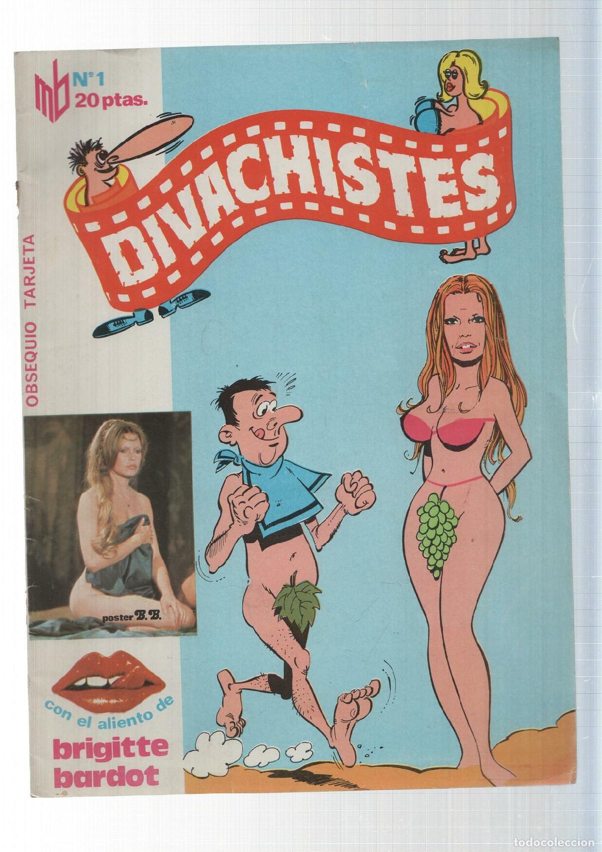 C&oacute;mics: Divachistes numero 01: con el aliento de Brigitte Bardot (poster interior cubierta) - varios
