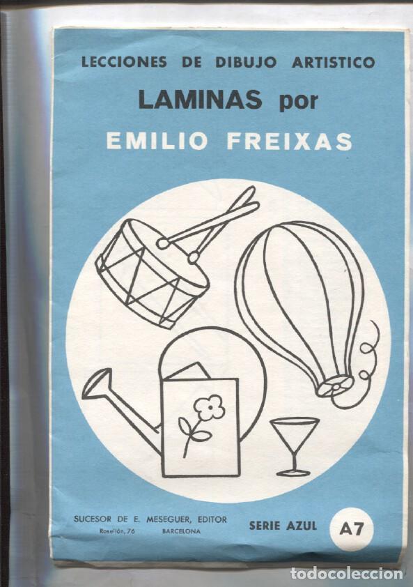 Comics: Lecciones de dibujo artistico serie Azul numero A7 - Emilio Freixas