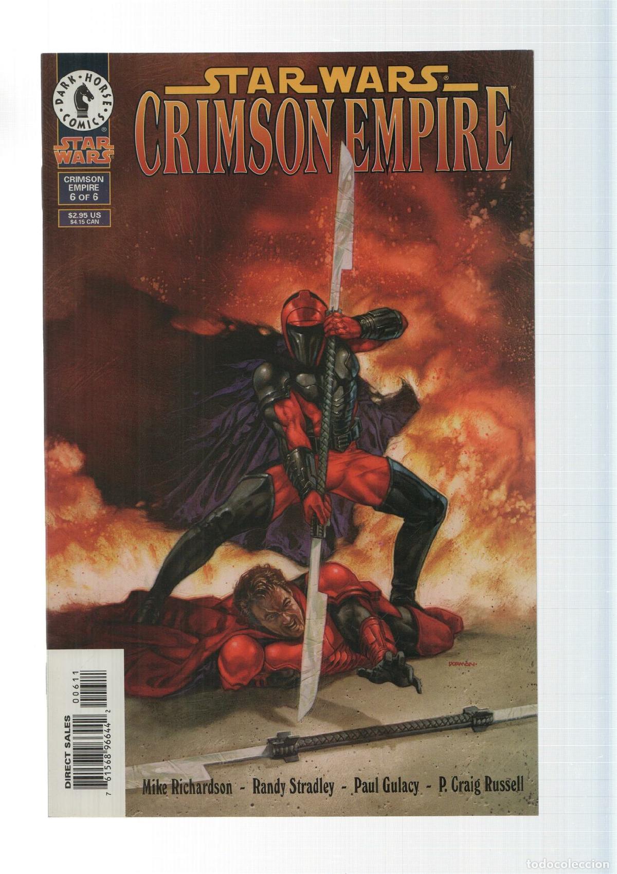 C&oacute;mics: Dark Horse: Crimson Empire num 6, Star Wars. Mike Richardson, Randy Stradley