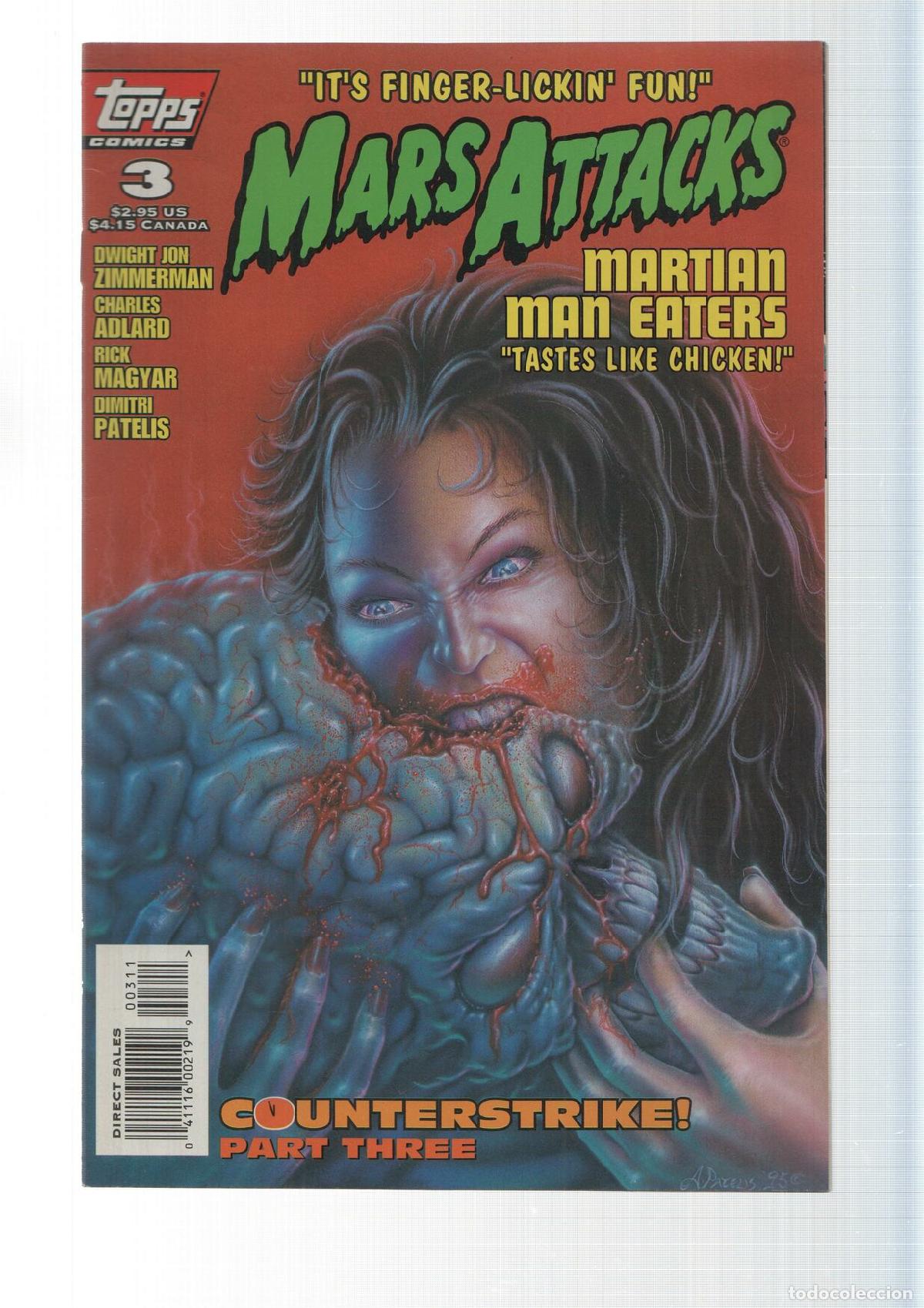 C&oacute;mics: Topps Comics: Mars Attacks num 3, vol. 2 - Counterstrike part three - Foto 1