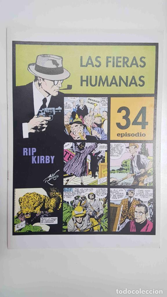 Fumetti: Rip Kirby episodio 034 - Las fieras humanas. Tiras diarias del 20/2/1956 al 19/5/1956 - Alex Raymond