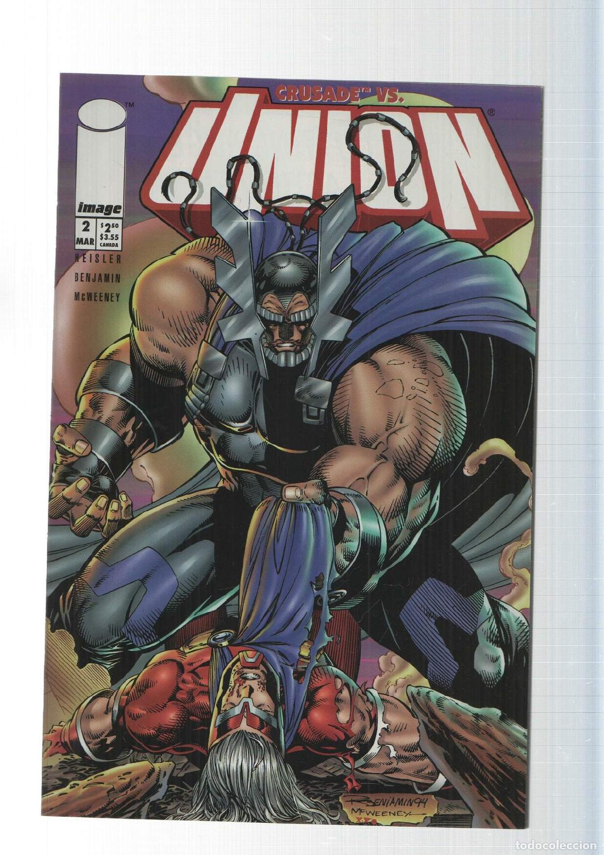 C&oacute;mics: Image Comics: Union num 2 - Crusade vs. Wildstorm production.
