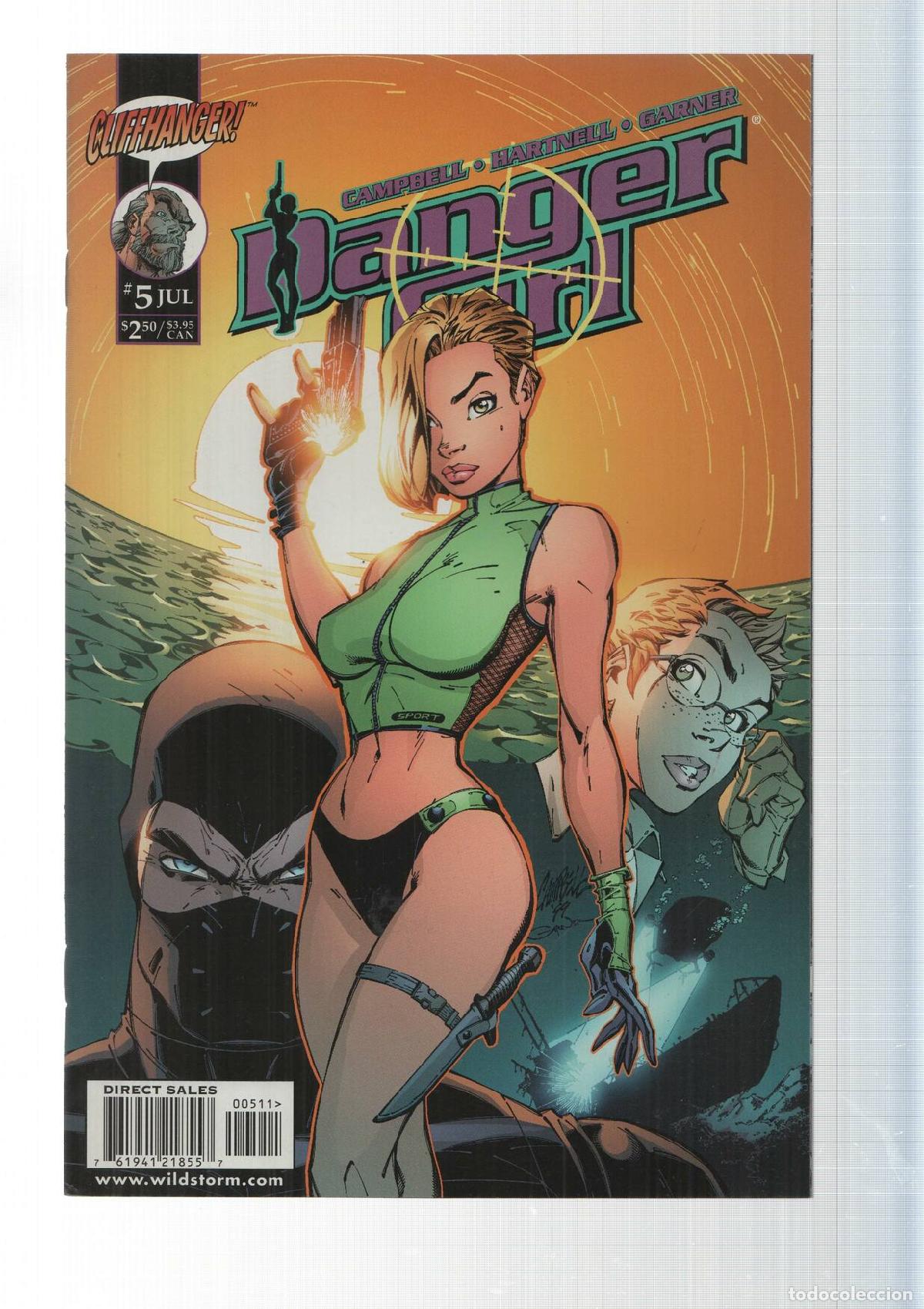 Fumetti: WildStorm: Danger Girl num 5, Dangerous when wet. Cliffhanger
