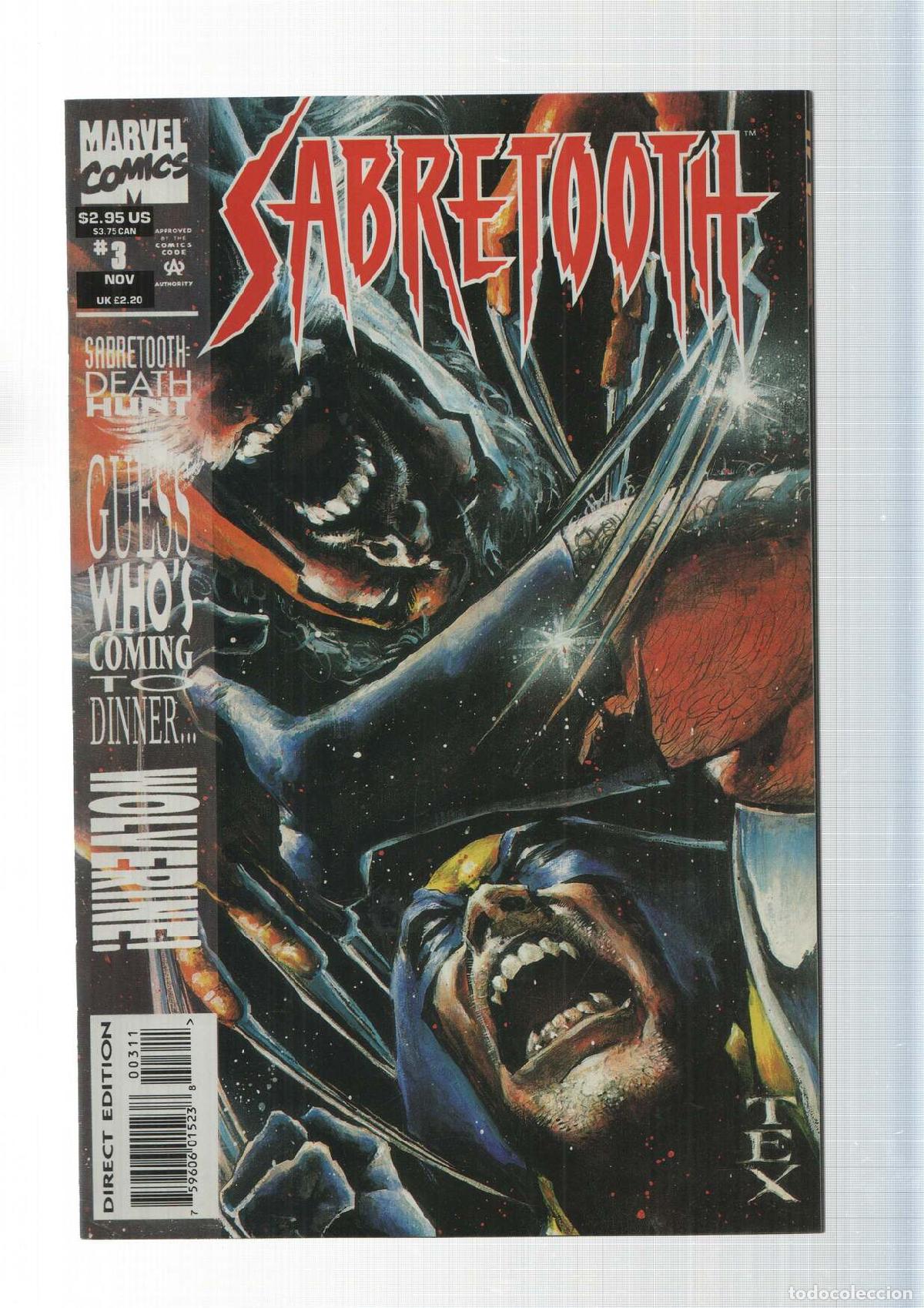 C&oacute;mics: Marvel: Sabretooth num 3, vol. 1 - City of light - Foto 1