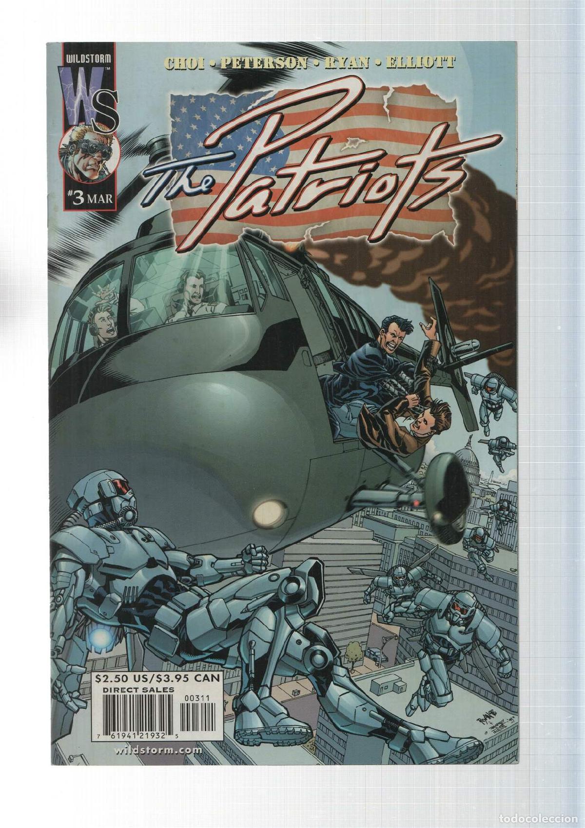 C&oacute;mics: WidStorm: The Patriots num 3. Choi, Peterson, Ryan, Elliot - Foto 1