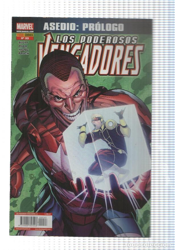 C&oacute;mics: Panini: Los Poderosos Vengadores num 33 a&ntilde;o 3, 2010. Asedio Prologo. Poderosos-Oscuros parte 2: Deus - Foto 1