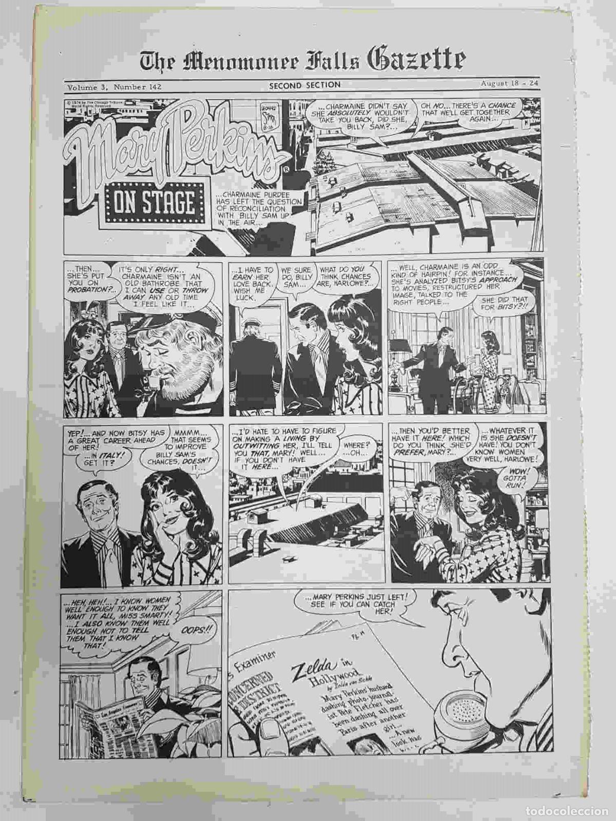 Fumetti: The Menomonee Falls Gazette volumen 3 numero 142 second section (08.1974) - VARIOS