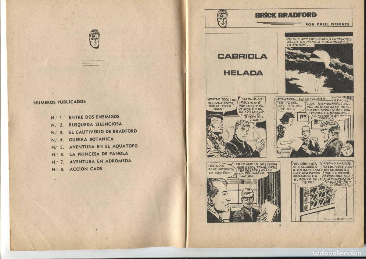 Comics: Heroes Modernos serie Brick Bradford numero 10: Cabriola helada - Paul Norris