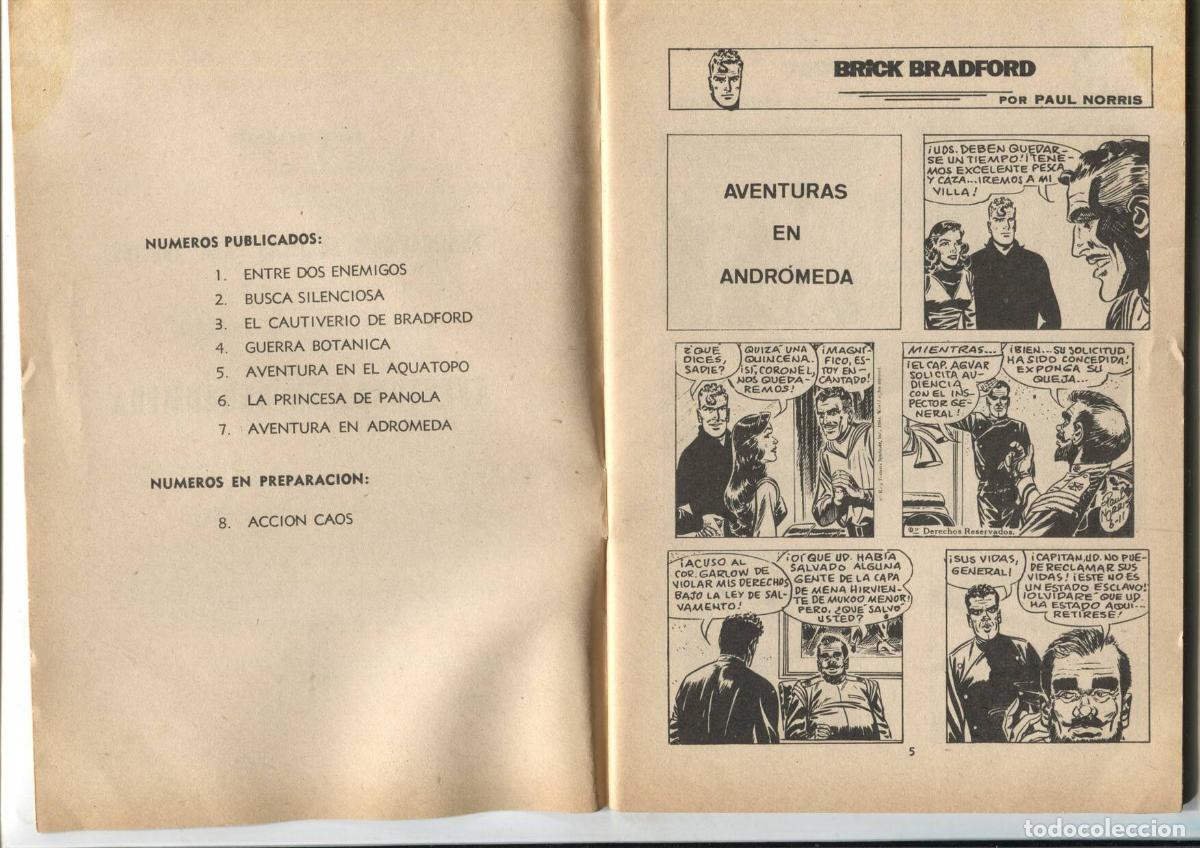 Comics: Heroes Modernos serie Brick Bradford numero 07: Aventura en Andromeda - Paul Norris