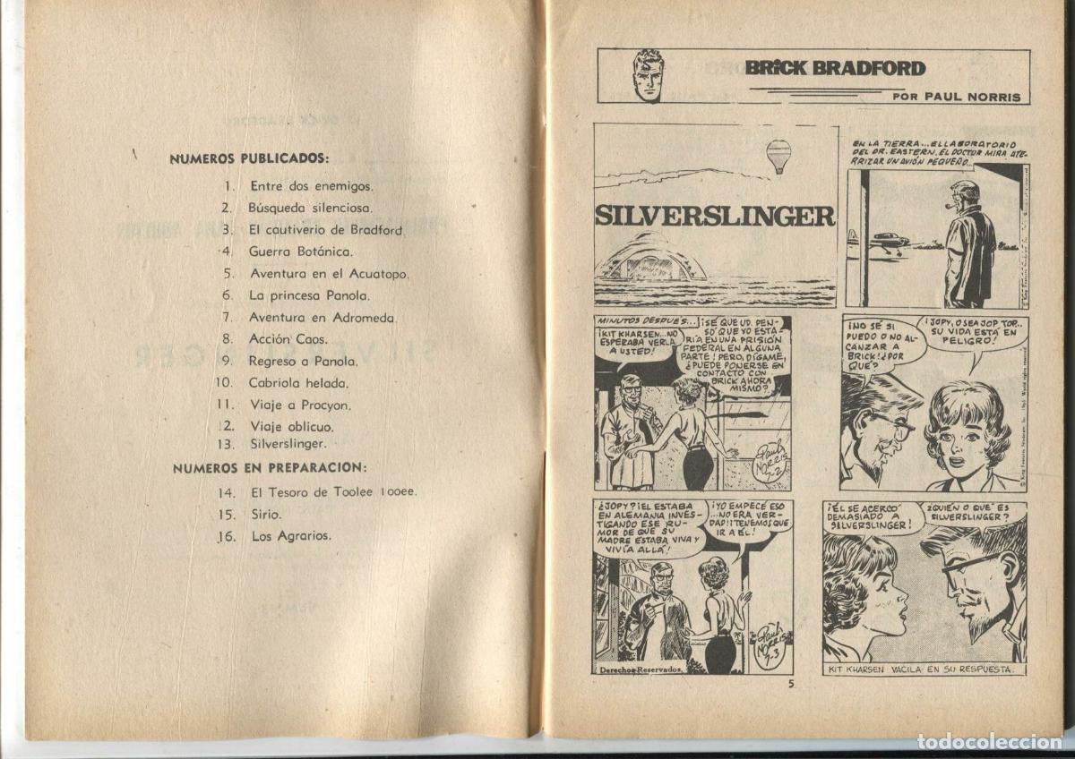 C&oacute;mics: Heroes Modernos serie Brick Bradford numero 13: Silverslinger - Paul Norris