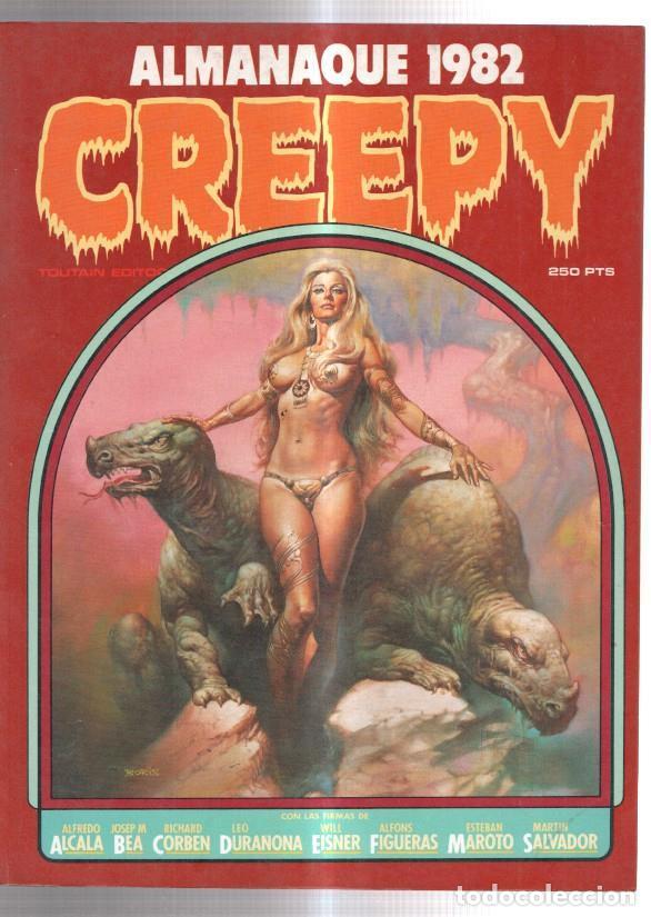 C&oacute;mics: Creepy edicion espa&ntilde;ola almanaque 1982: Alfredo Alcala, Richard Corben - varios