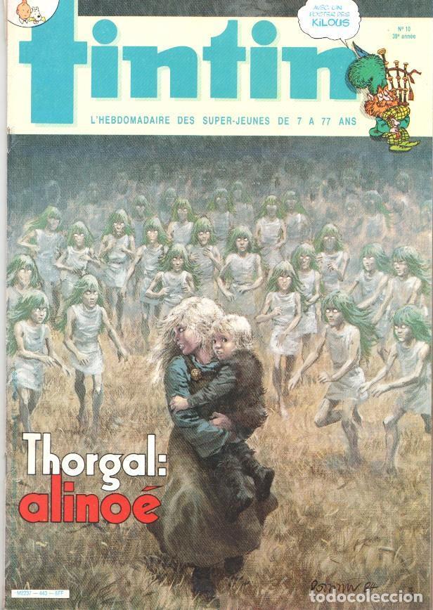 C&oacute;mics: Revista Tintin num 10, a&ntilde;o 39, 6/3/84: Thorgal Alinoe - varios