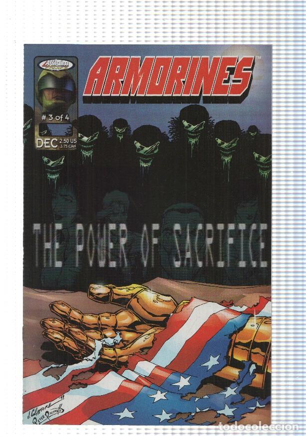 C&oacute;mics: Acclaim: Armorines vol. 2 num 3 of 4 - Return to sender. The Power of sacrifice