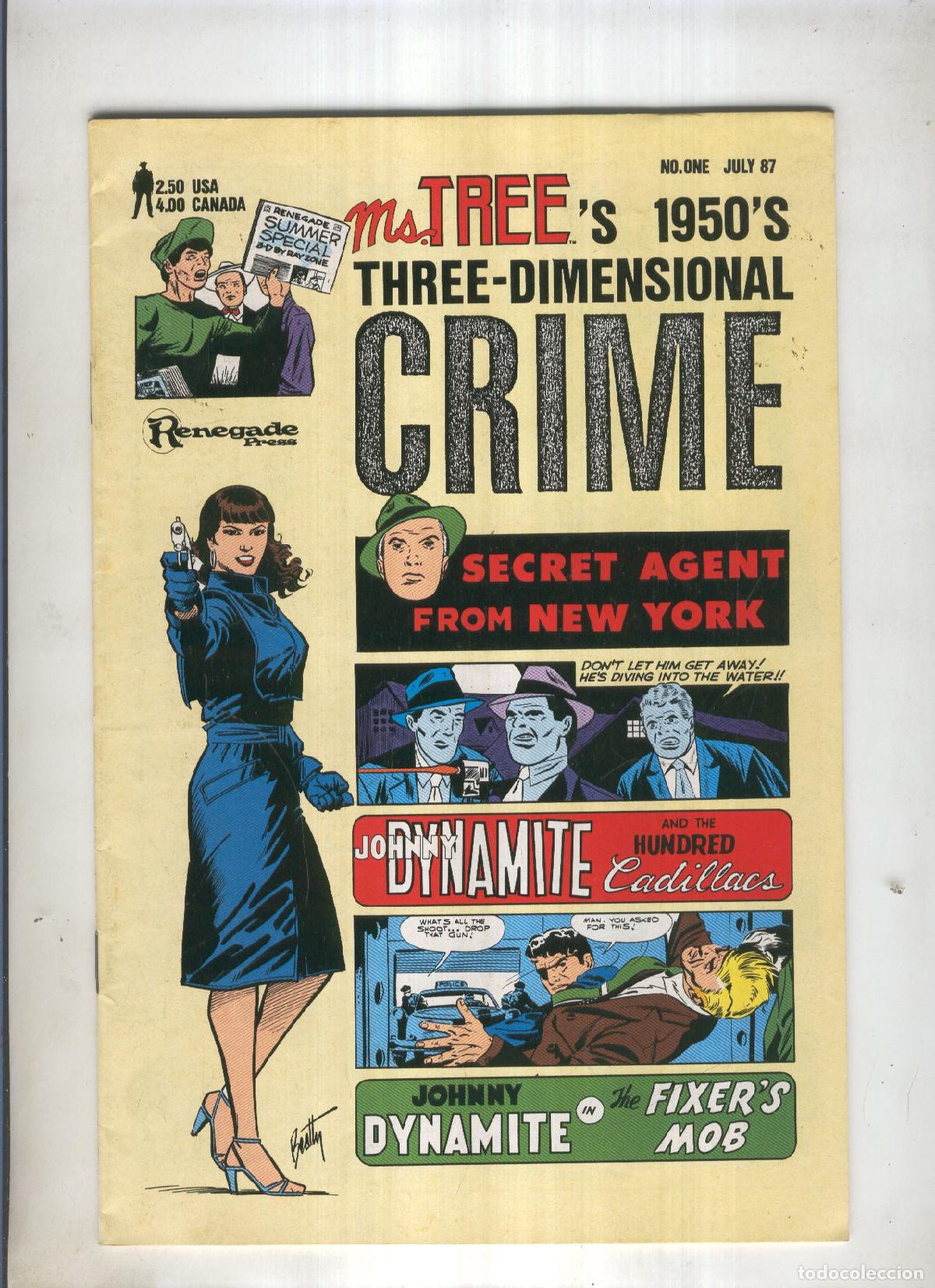 C&oacute;mics: Ms TREE 1950 Three Dimensional Crime: Numero 01 (CON LAS GAFAS 3D) - Max Collins - Foto 1