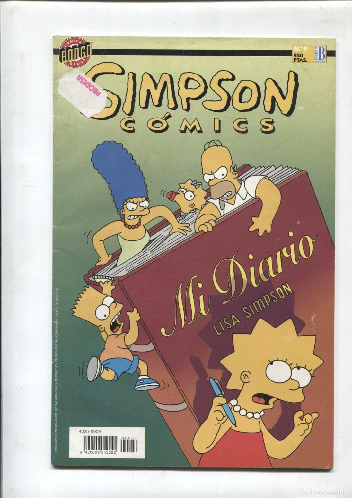 C&oacute;mics: Simpson comics numero 09: Mi diario - Matt Groening - Foto 1