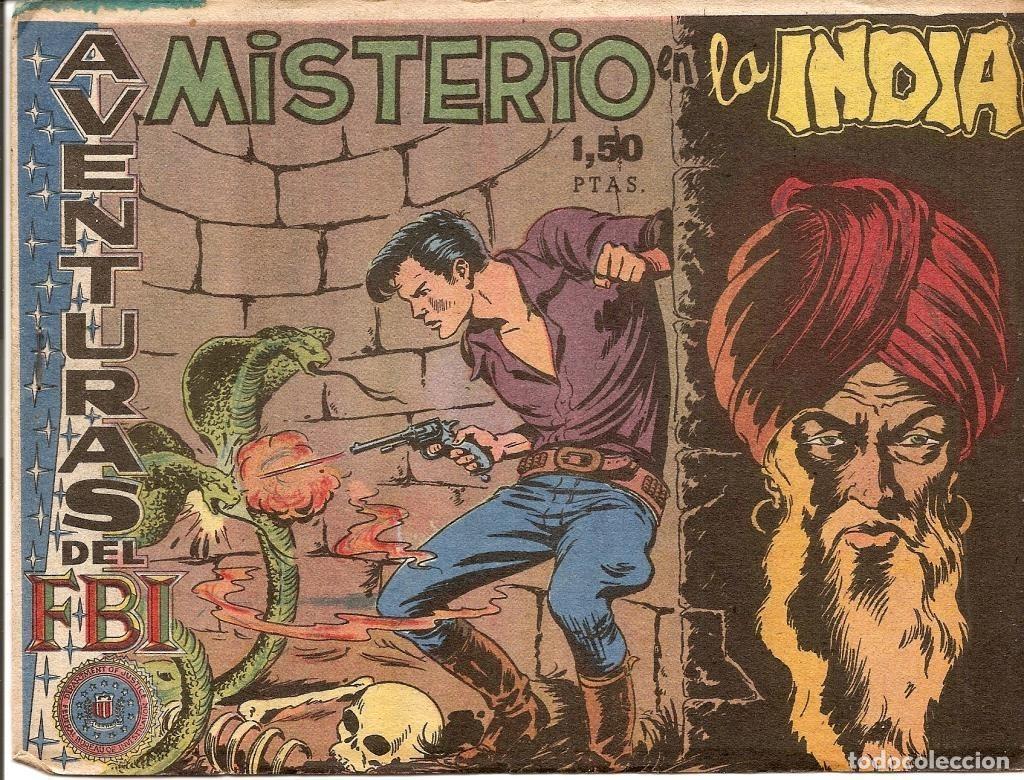 Comics: Aventuras del FBI original numero 007: Misterio en la india (numerado 3 en trasera) - Luis Bermejo