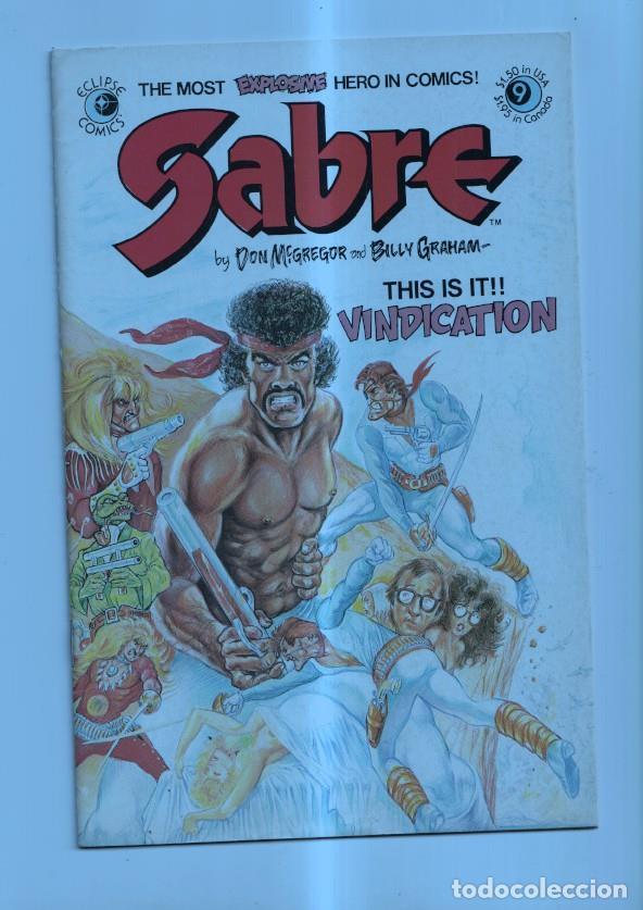 C&oacute;mics: Eclipse Comics SABRE numero 09 - Billy Graham - Foto 1