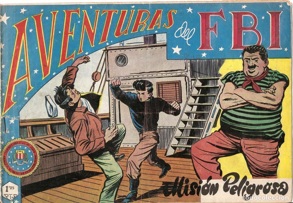 Comics: Aventuras del FBI original numero 072: Mision peligrosa (numerada 1 en trasera) - Luis Bermejo