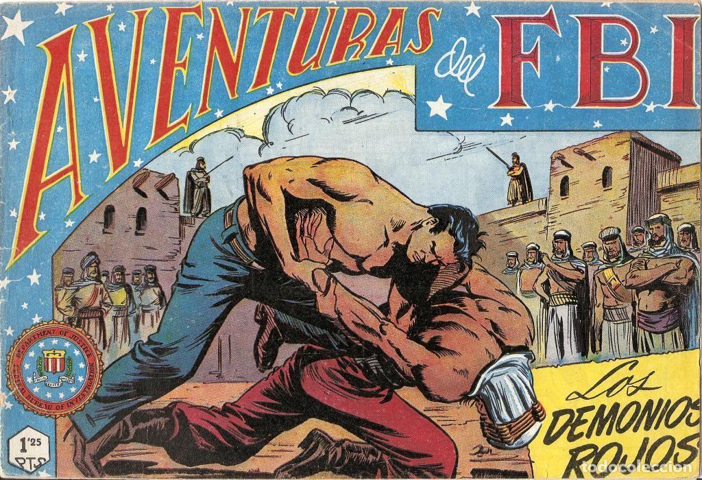 Comics: Aventuras del FBI original numero 036: Los demonios rojos (numerado 1 en trasera) - Luis Bermejo