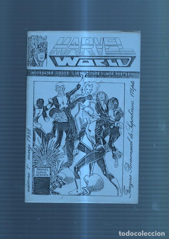 C&oacute;mics: Fanzine: Marvel World numero 1 - varios - Foto 1