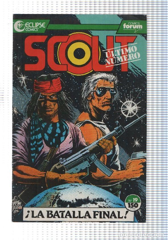 Comics: Planeta: Scout num 19 - La batalla final, Sentados en la cima del mundo. Comics Forum. Eclipse Comic