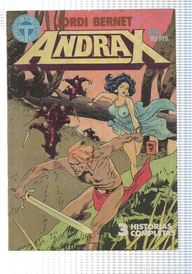 C&oacute;mics: Andrax: numero 03: El dios robot - Jordi Bernet - Foto 1
