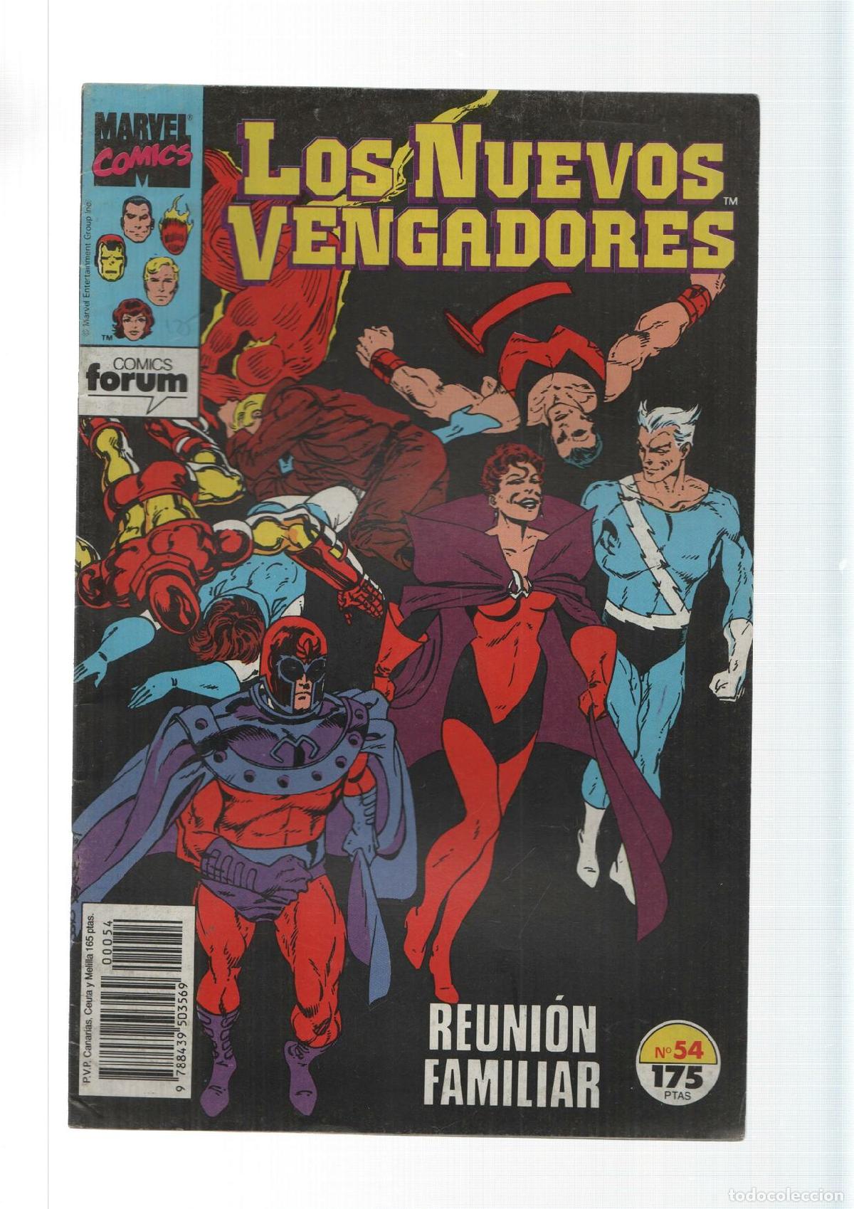 Comics : Planeta: Reunion familiar - Los Nuevos Vengadores numero 54. Marvel Comics