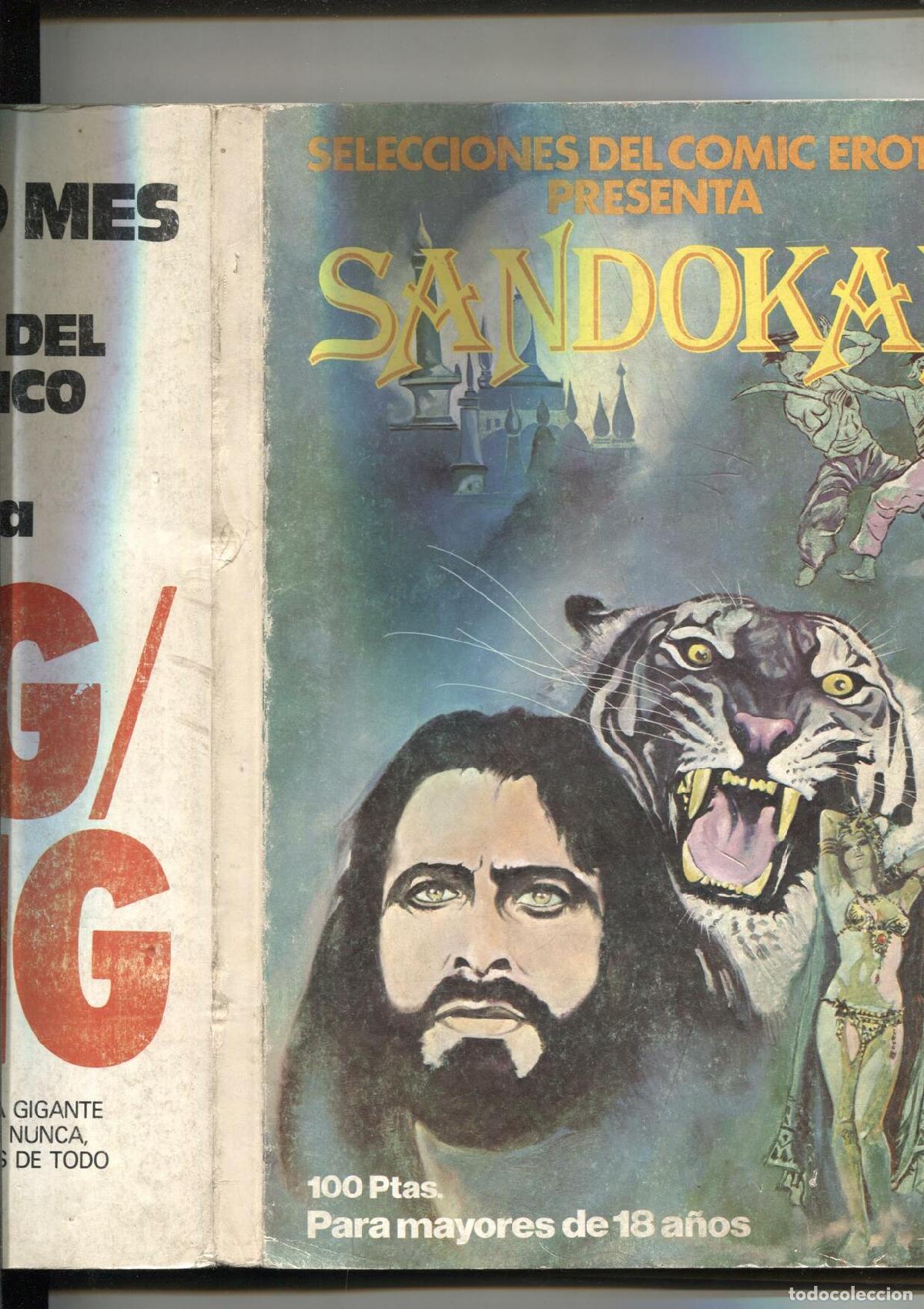 C&oacute;mics: Selecciones del comic erotico: Sandokan (numerado 4 en interior) - Varios - Foto 1