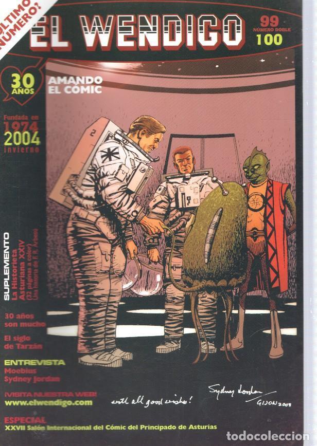 Comics: Fanzine: El Wendigo numero 099/100: Salon gijon 2003, Jeff Hawkem Moebius - Varios