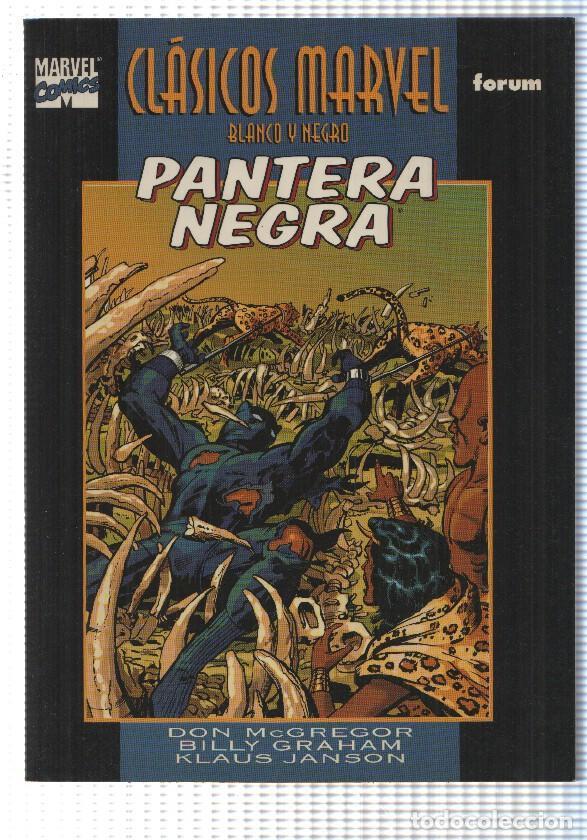 C&oacute;mics: Pantera Negra, num 7 de Clasicos Marvel Blanco y Negro - La furia de la Pantera - Foto 1